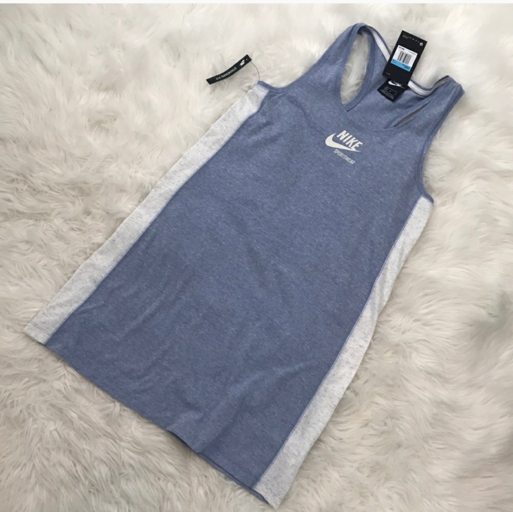 Nike blue sleeve less dress